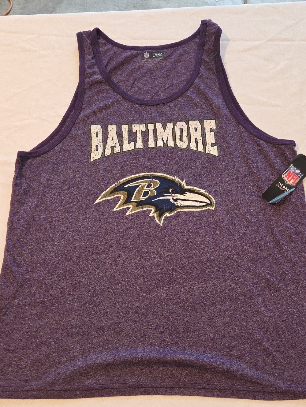 NFL Baltimore Ravens Purple Muscle Tank
